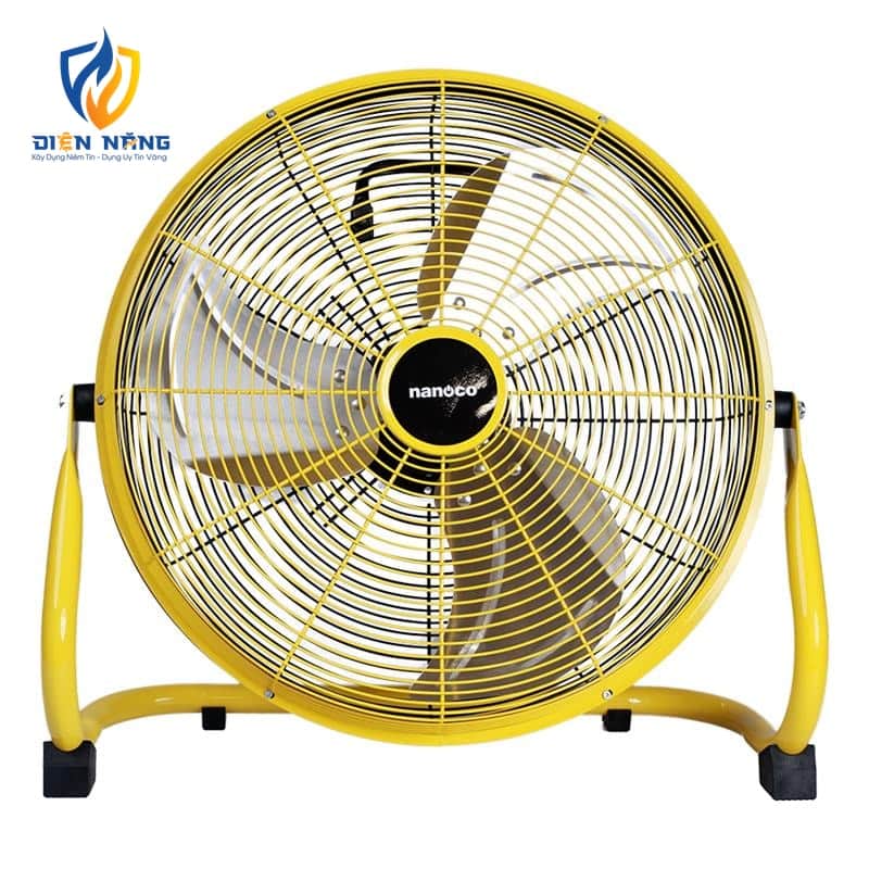 Quạt sạc sàn, màu vàng, NRF1640L