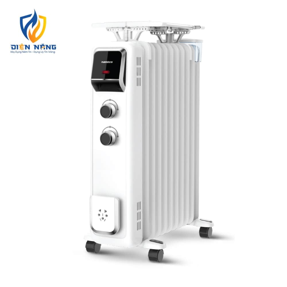 Máy sưởi dầu 2600W, 13 thanh nhiệt, nút vặn