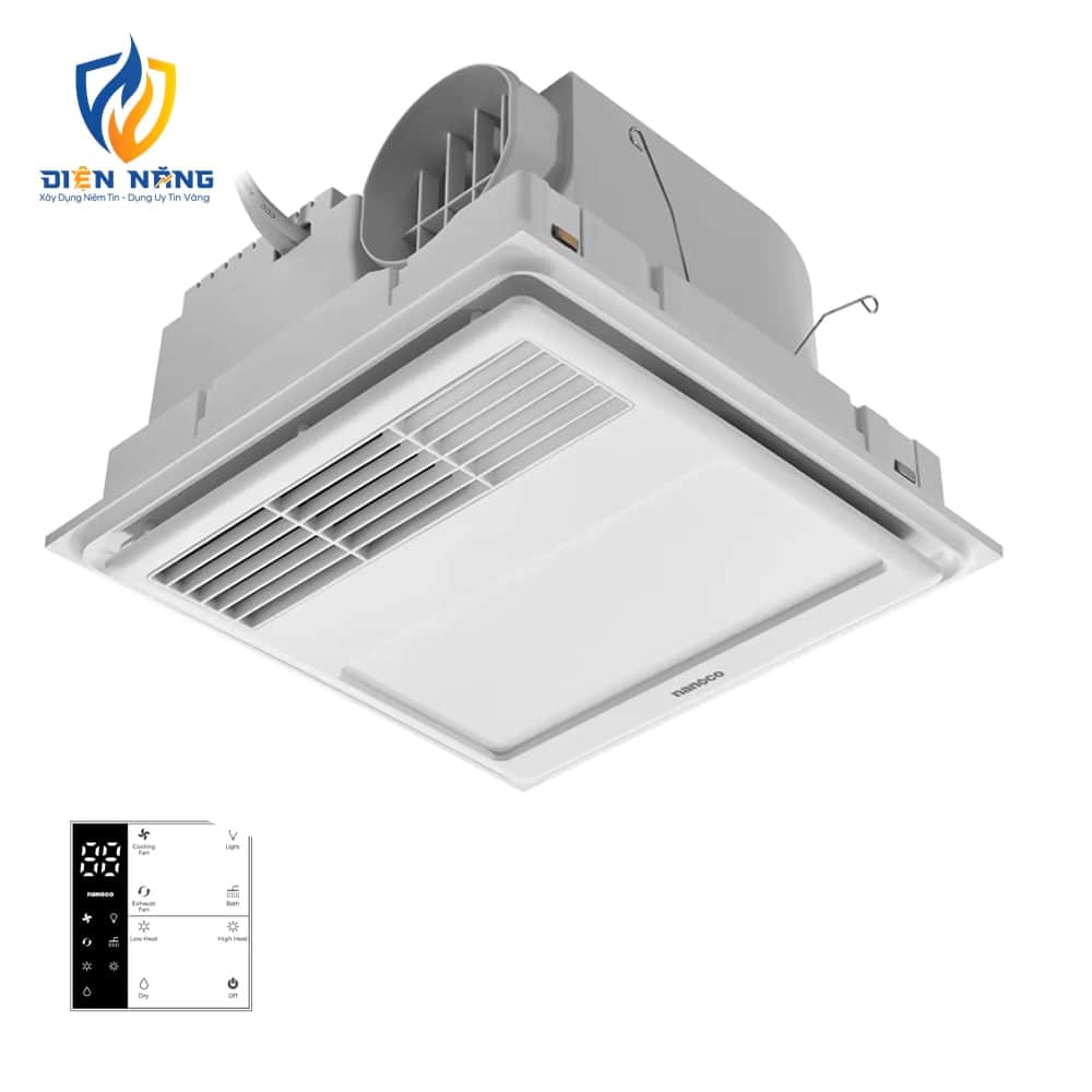 Máy hút sưởi 5in1, có remote, lỗ khoét 275x275 mm
