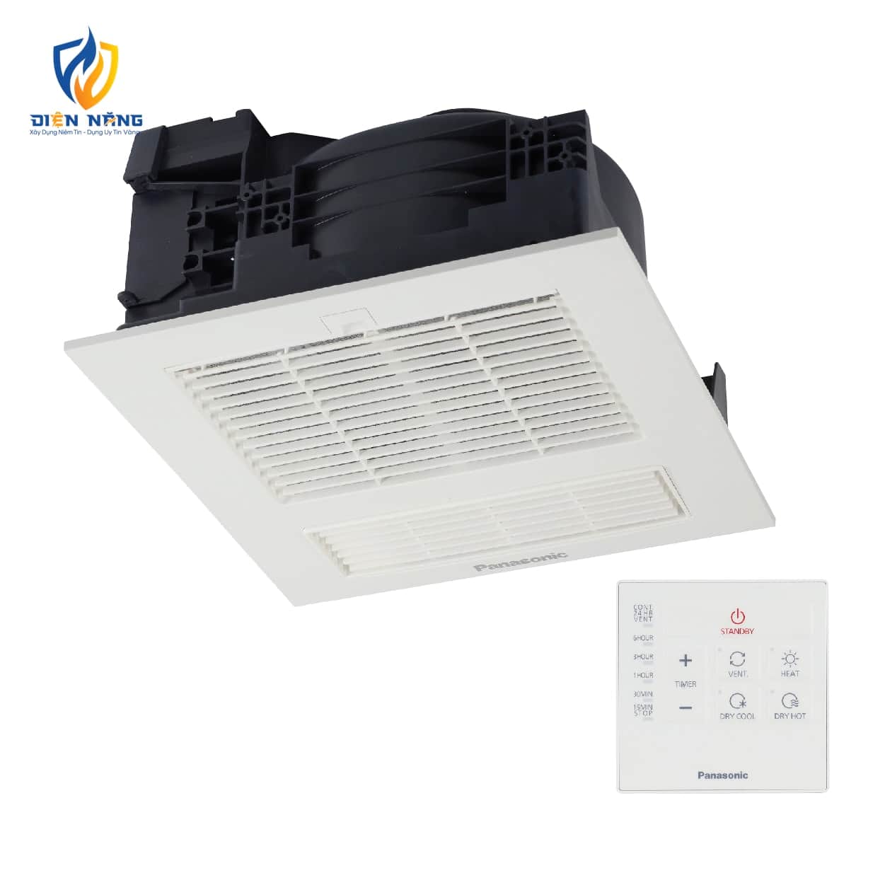 Quạt hút sưởi, có remote, lỗ khoét 260x280mm, FV-30BY1