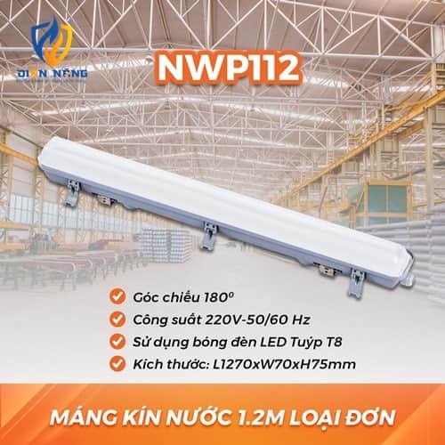 Máng đèn kín nước G13 Nanoco