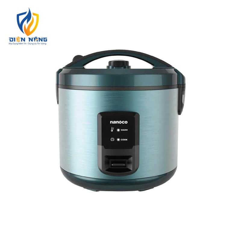 Nồi cơm điện nắp gài, 2.2L, màu xanh lá