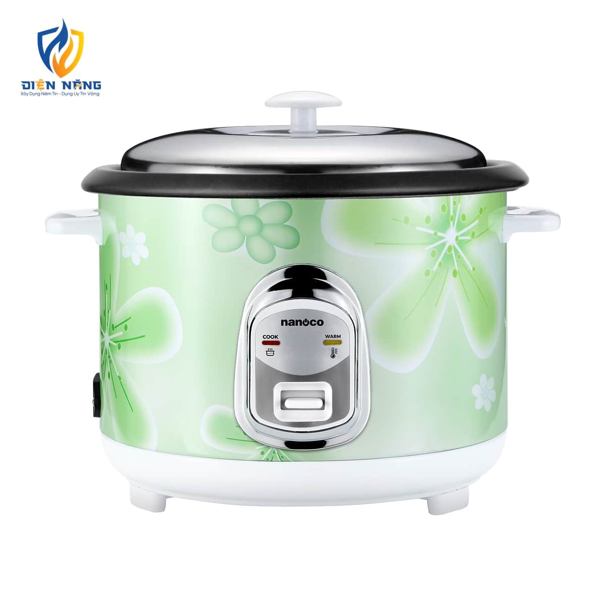 Nồi cơm điện nắp rời, 2.2L, màu xanh lá