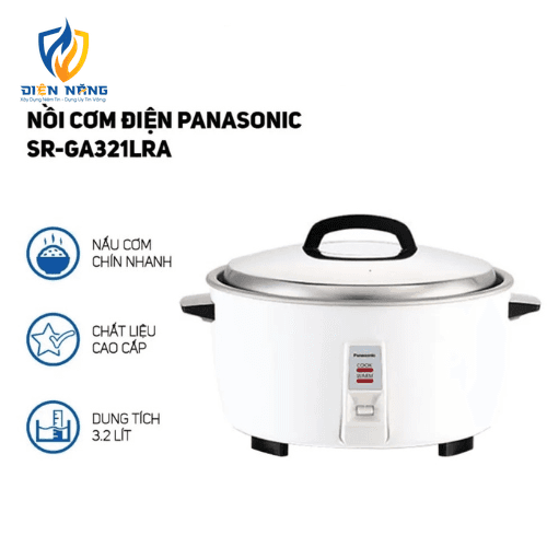 Nồi cơm điện nắp rời Panasonic SR-GA321LRA