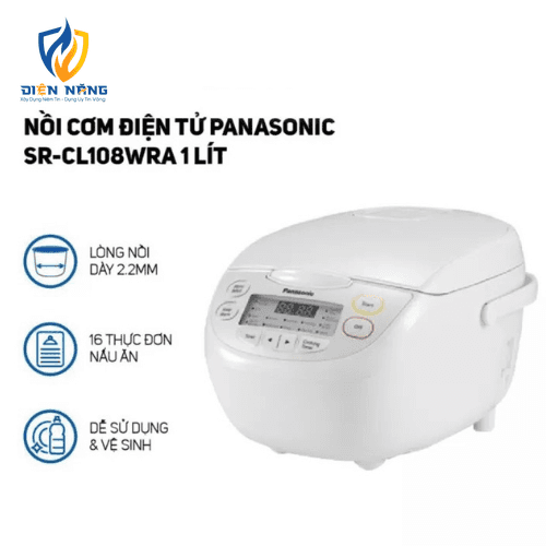 Nồi cơm điện tử Panasonic SR-CL108WRA