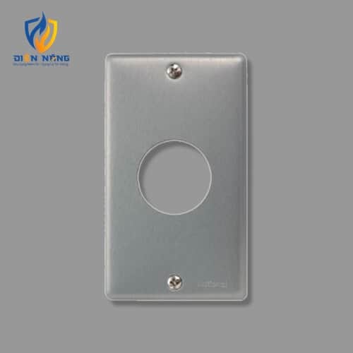 Mặt 1 thiết bị bằng nhôm lỗ tròn