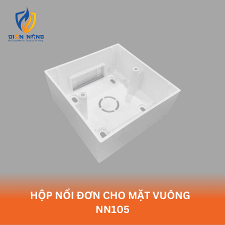 Hộp nổi đơn cho mặt vuông chuẩn BS