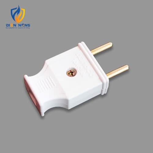 Phích cắm đơn 10A, 250V, đóng gói dây