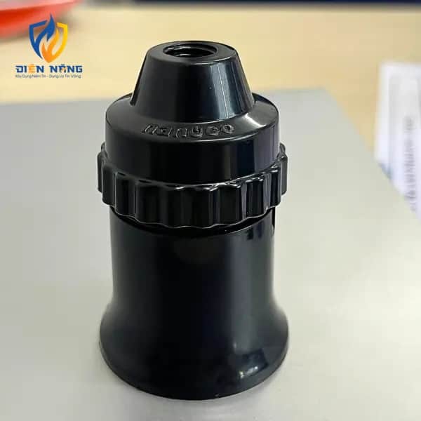 Đui đèn E27 loại di động, màu đen