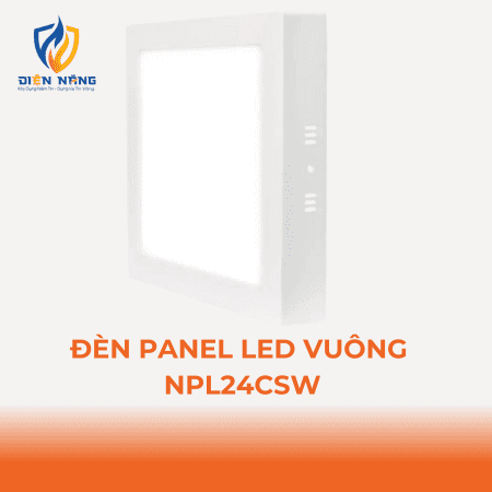 Đèn Panel LED trắng, vuông 24W đổi màu