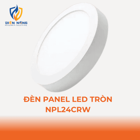 Đèn Panel LED trắng, tròn 24W đổi màu