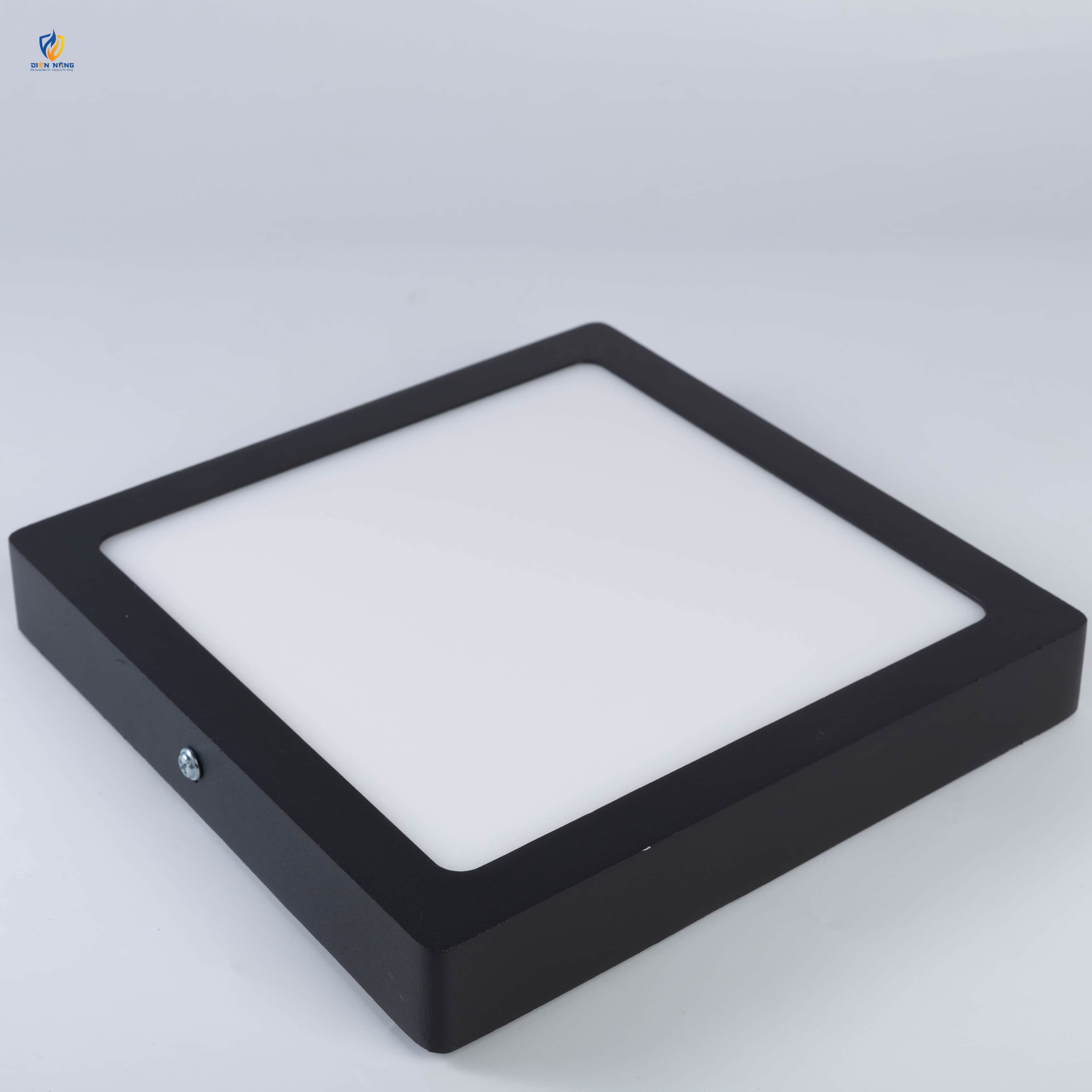 Đèn Panel LED đen, vuông 18W đổi màu - anh 2