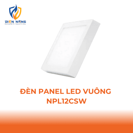 Đèn Panel LED trắng, vuông 12W đổi màu