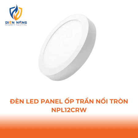 Đèn Panel LED trắng, tròn 12W đổi màu
