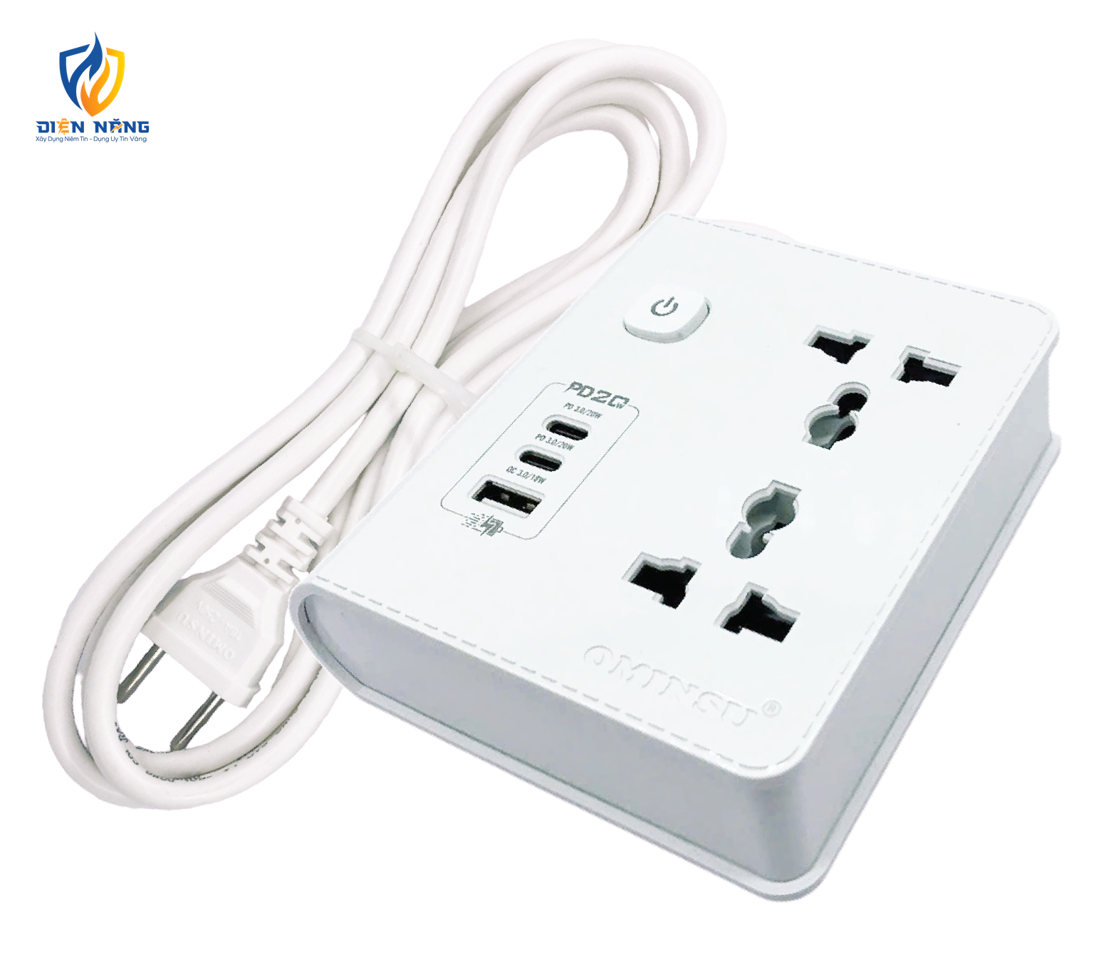 Ổ CẮM ĐA NĂNG 3 USB PD 20W SẠC NHANH OS01