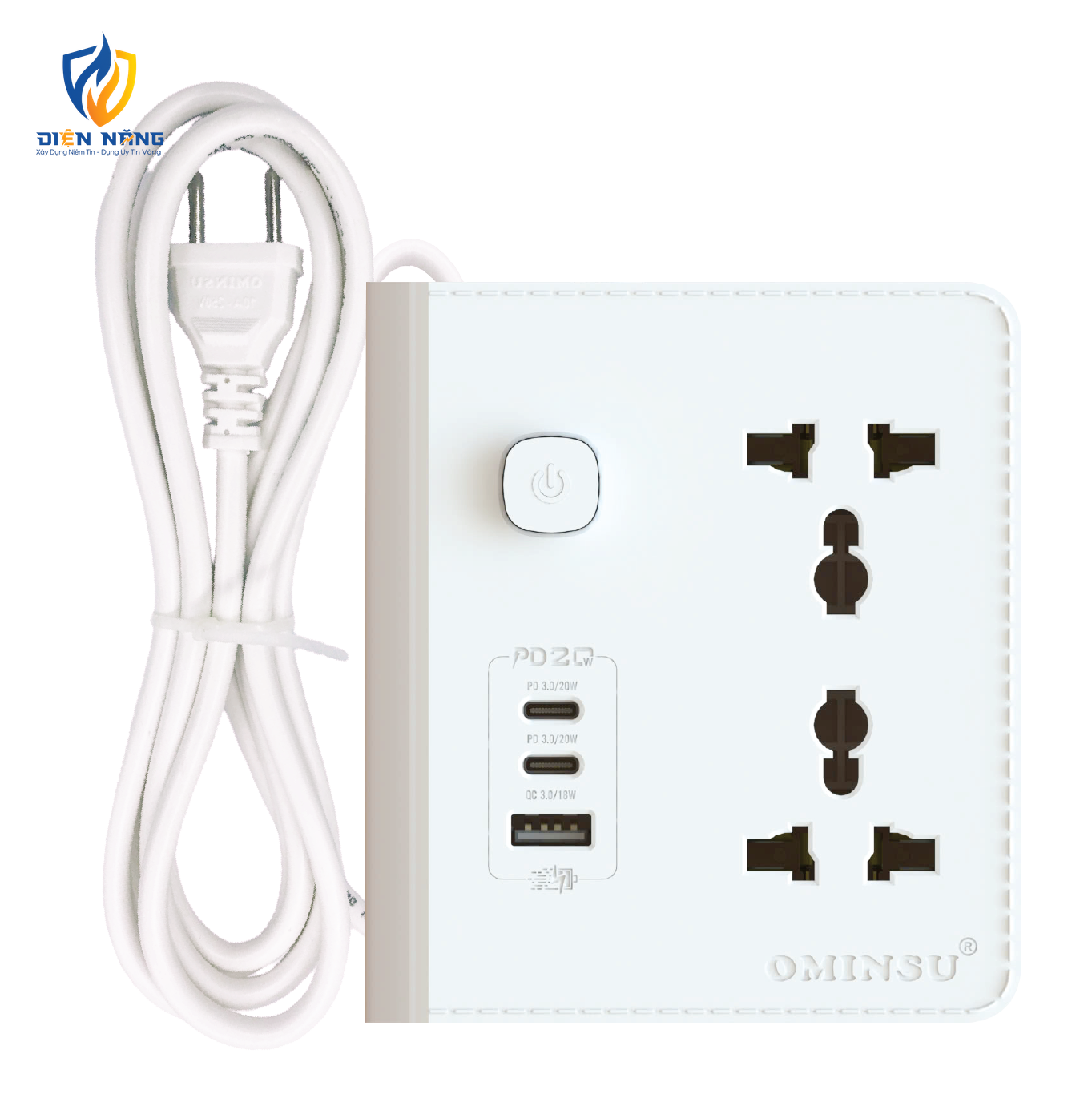 Ổ CẮM ĐA NĂNG 3 USB PD 20W SẠC NHANH OS01 - anh 2