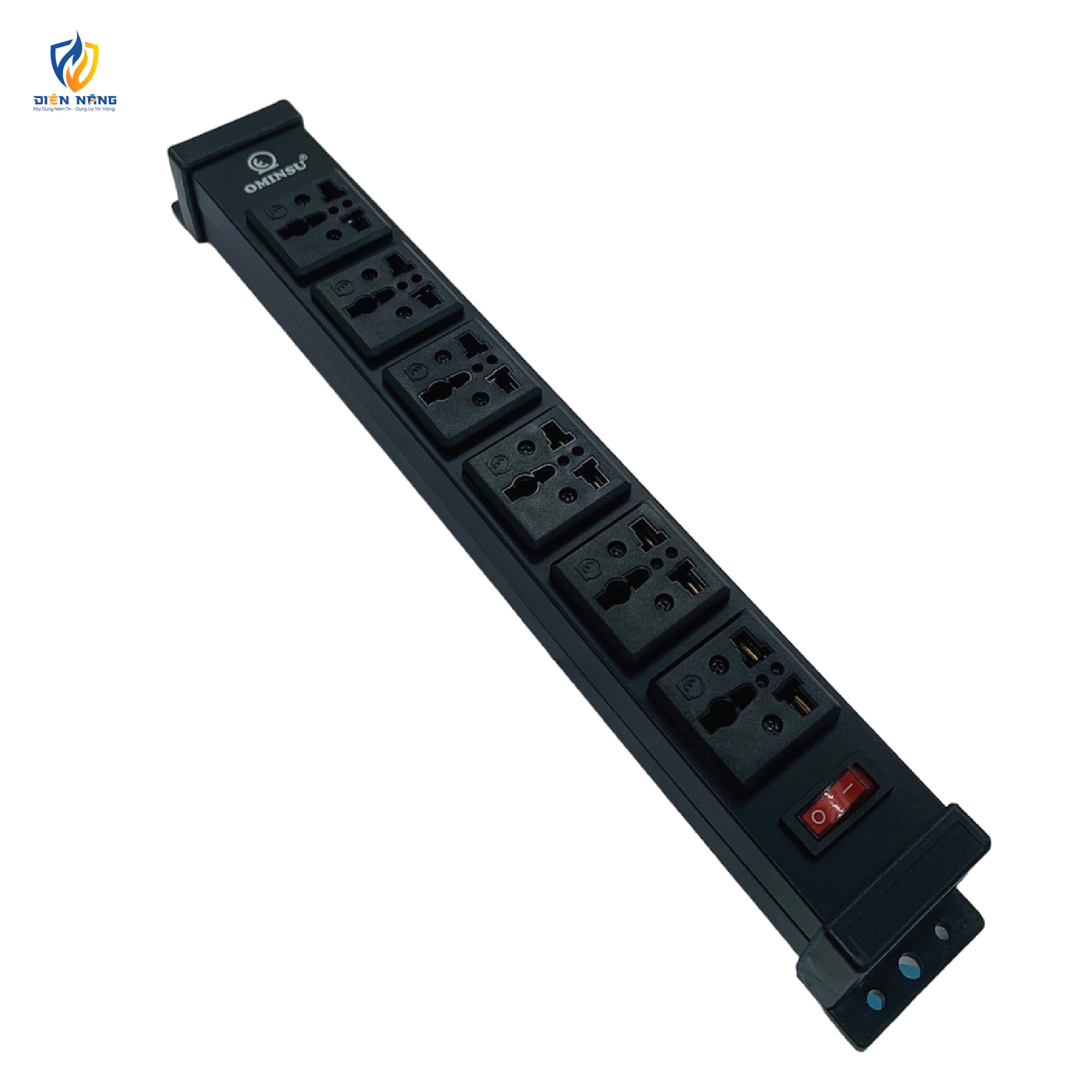 Ổ không dây 6 cửa đa năng có công tắc 2000W 6KD