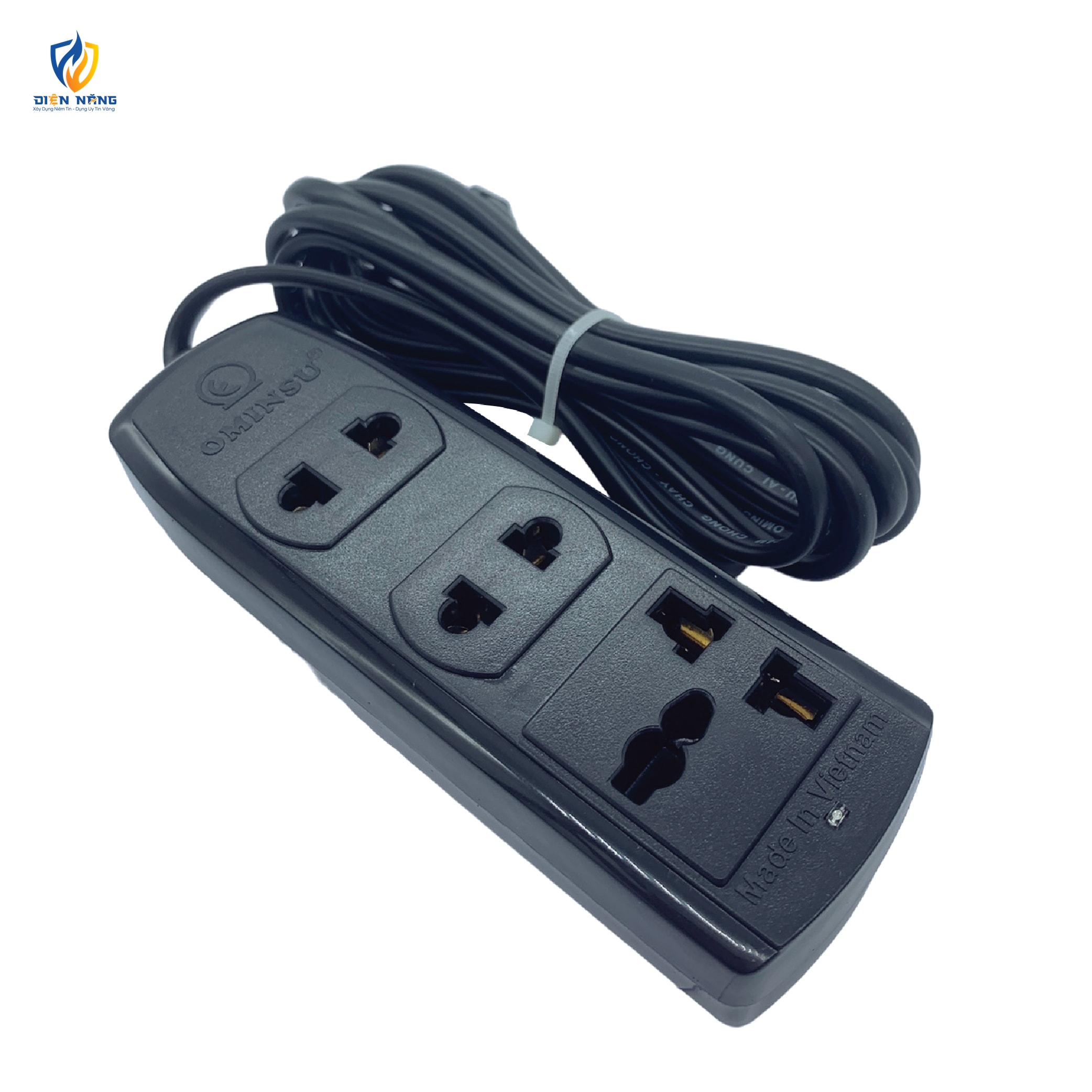 Ổ DÂY 1 CỬA ĐA NĂNG + 2 CỬA ĐƠN 2000W 3A
