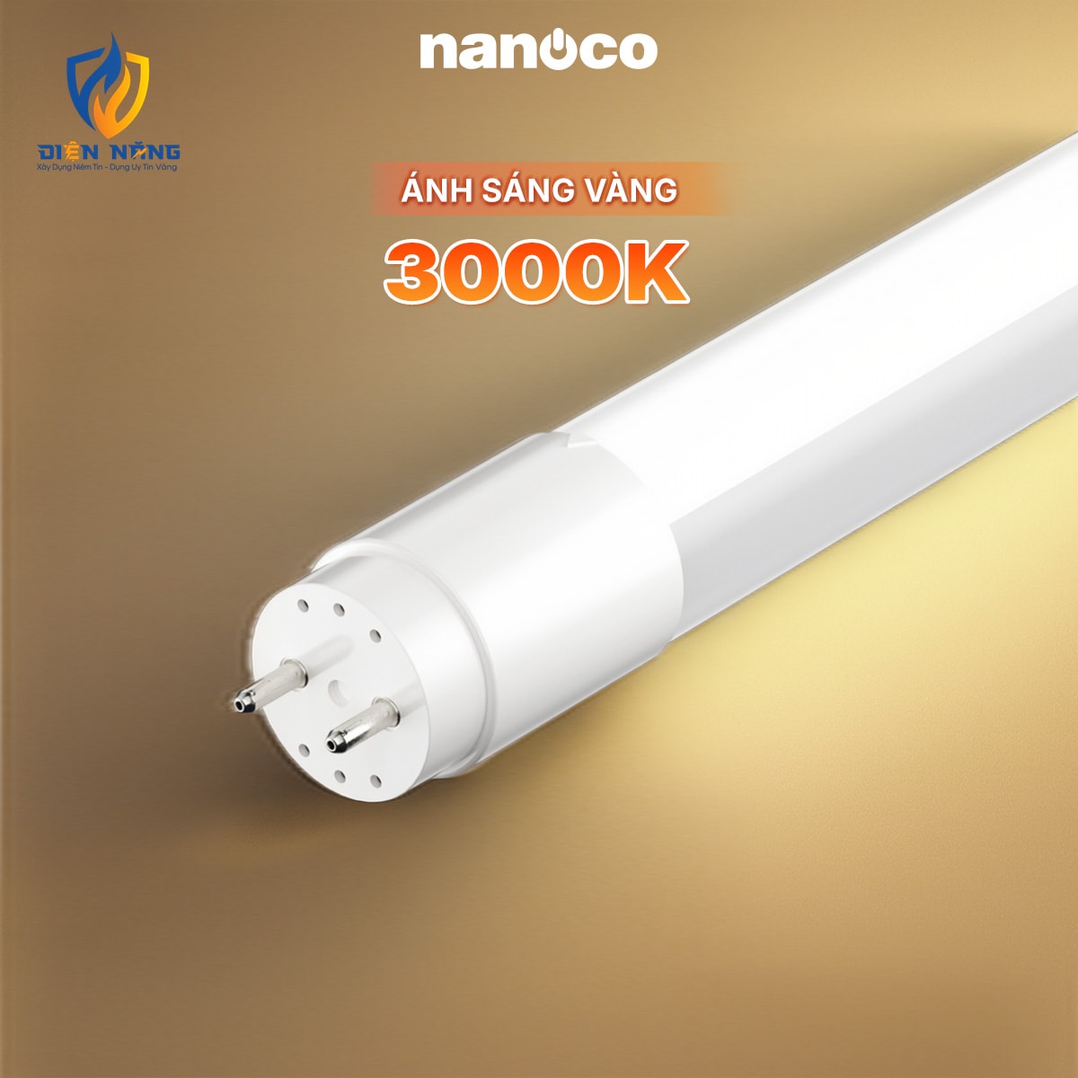 Bóng đèn LED Tuýp T8 thủy tinh bọc nhựa Nanoco - Lite Series - anh 3
