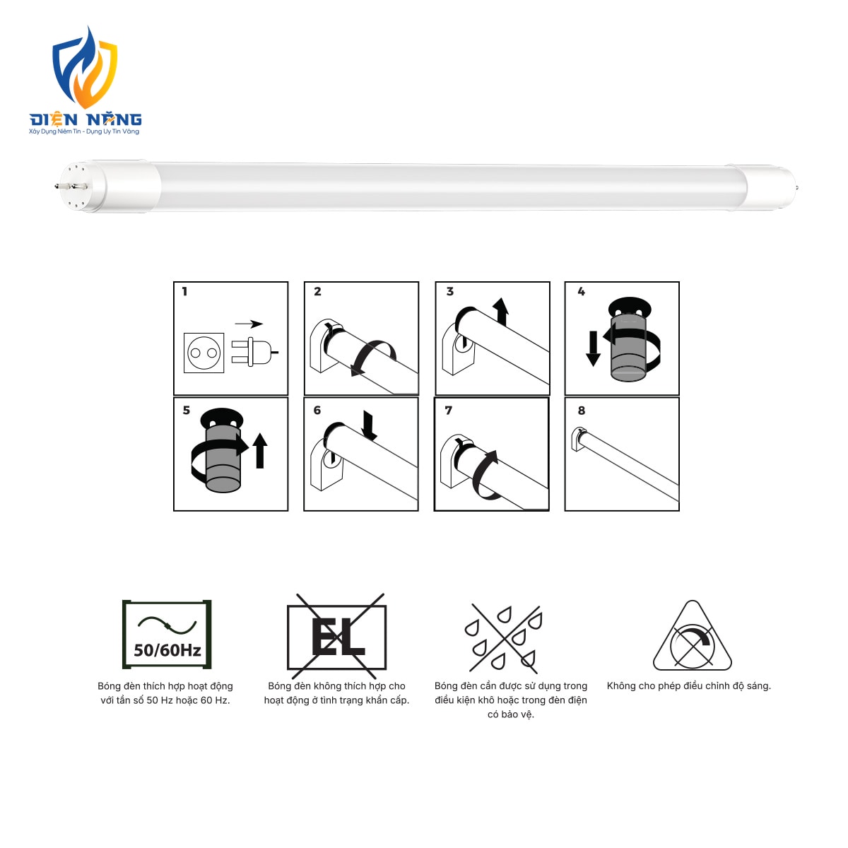 Bóng đèn LED Tuýp T8 thủy tinh bọc nhựa Nanoco - Lite Series - anh 6