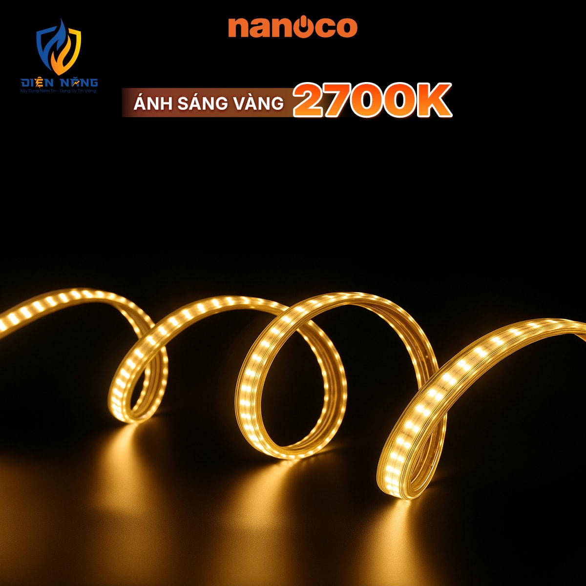 Đèn LED dây ngoài trời IP65 Nanoco 72P - anh 3