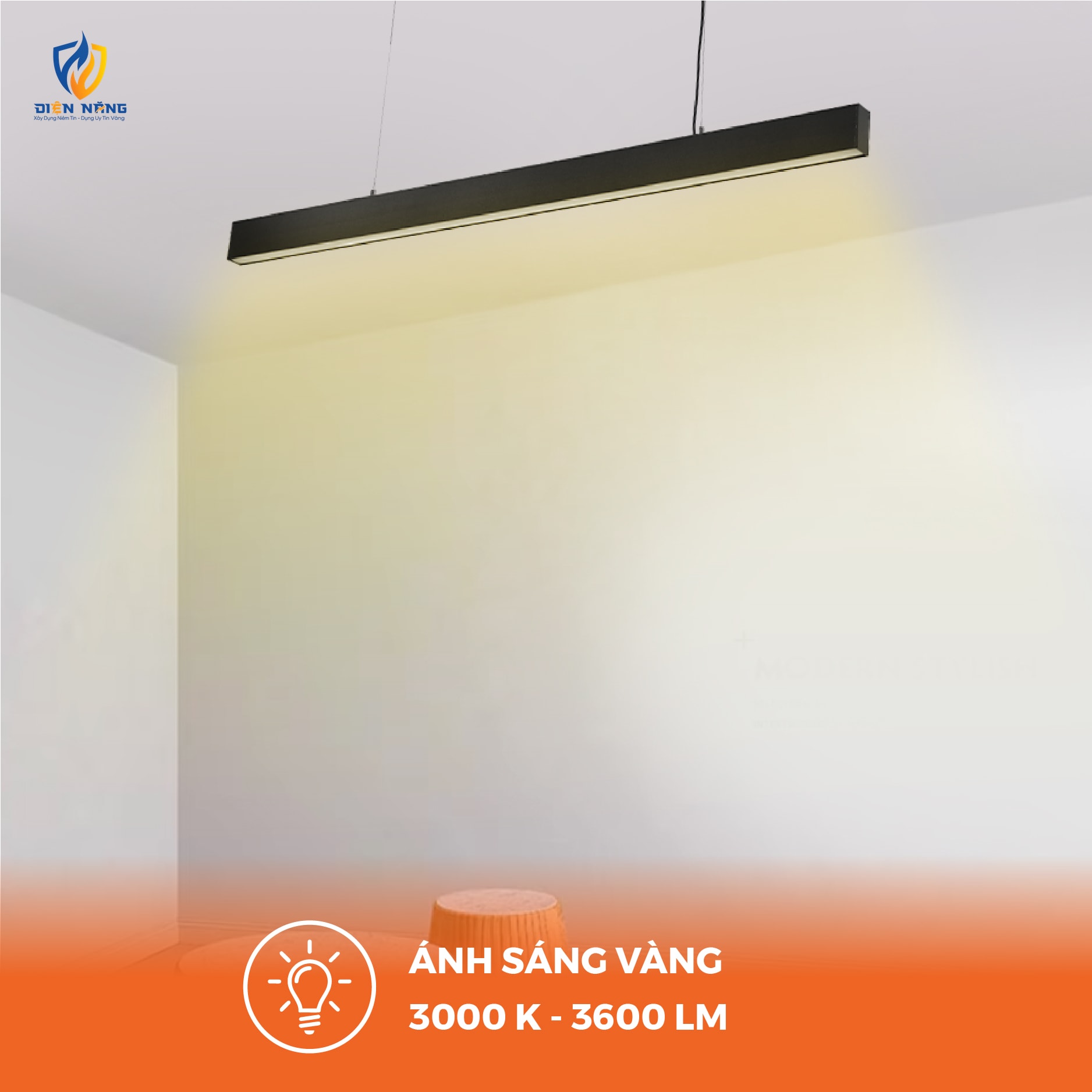Đèn LED thả trần Linear Nanoco - anh 2