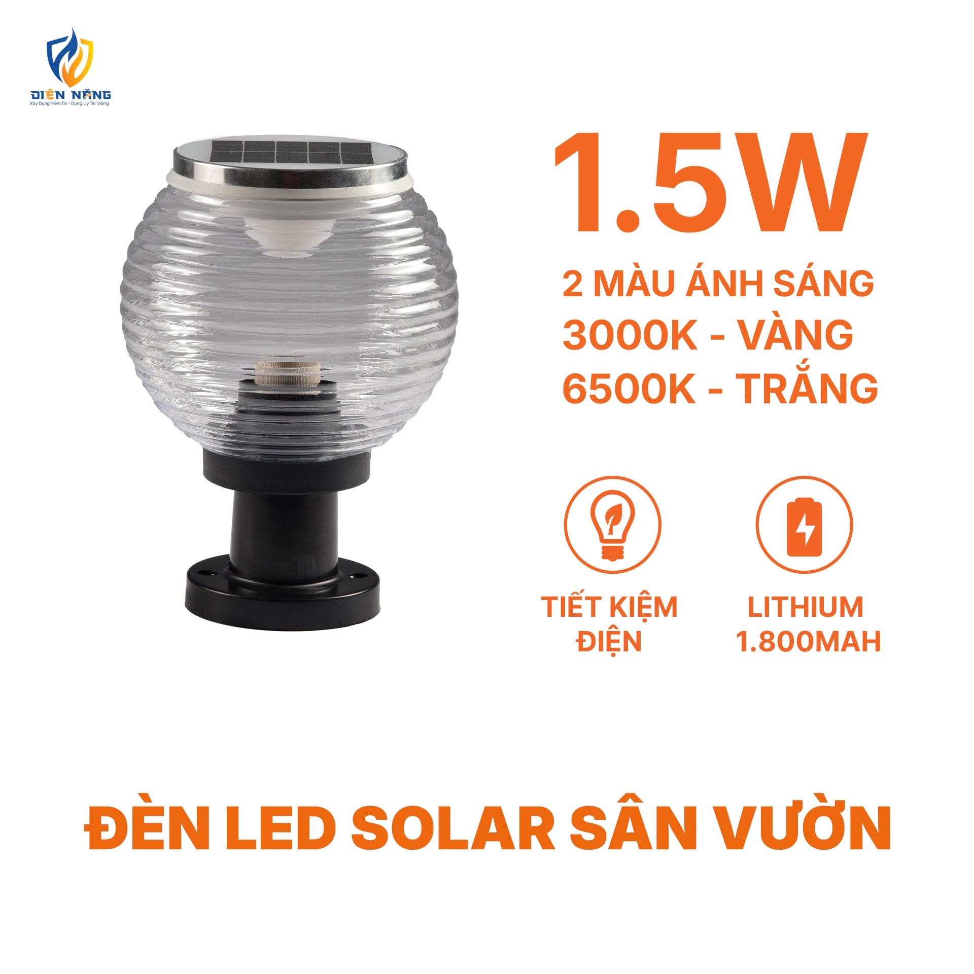 Đèn solar sân vườn IP65 Outdoor Nanoco - anh 6