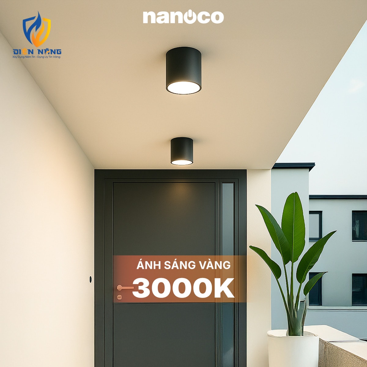 Đèn LED Downlight trụ Nanoco - anh 3