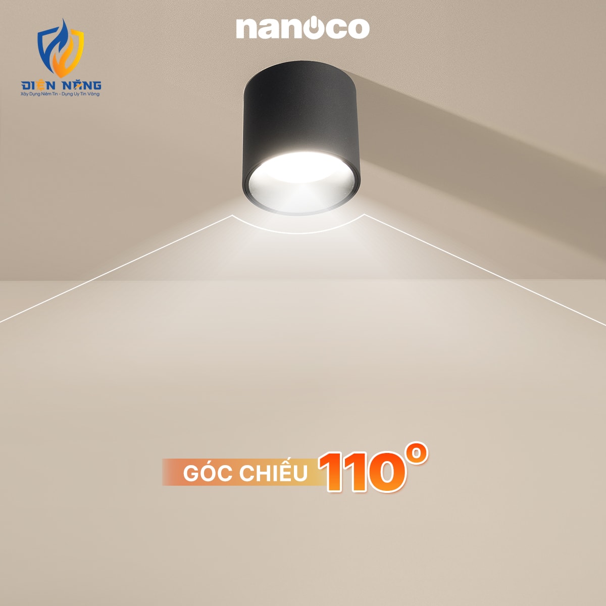 Đèn LED Downlight trụ Nanoco - anh 4