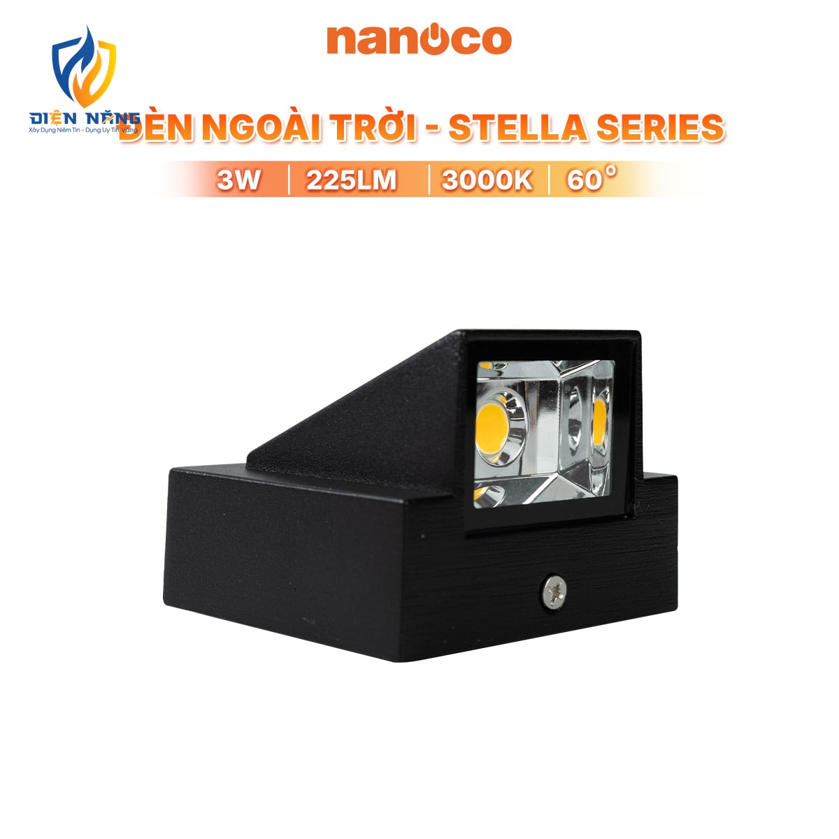 Đèn LED gắn tường IP65 Outdoor Nanoco - Stella Series - anh 2