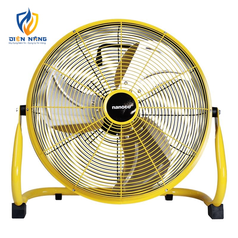 Quạt sạc sàn, màu vàng, NRF1640L