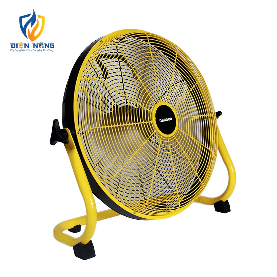 Quạt sạc sàn, màu vàng, NRF1230L - anh 2