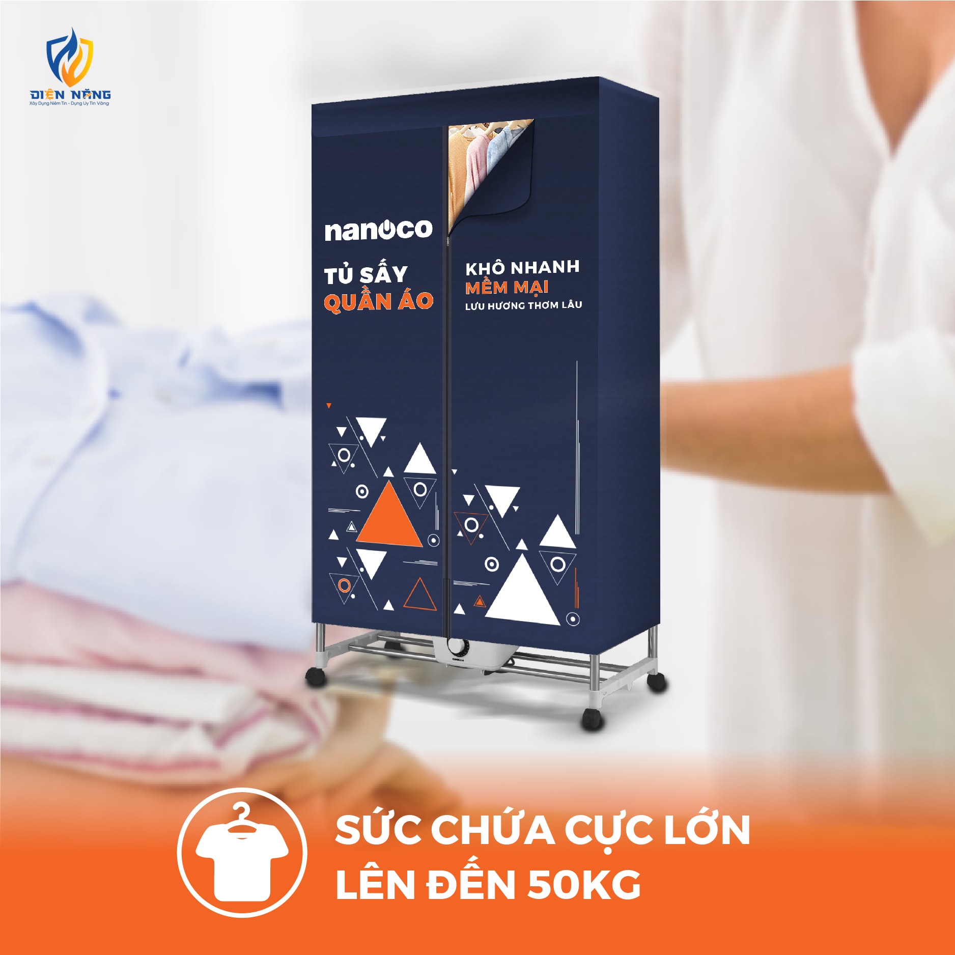Tủ sấy quần áo 2200W - anh 3