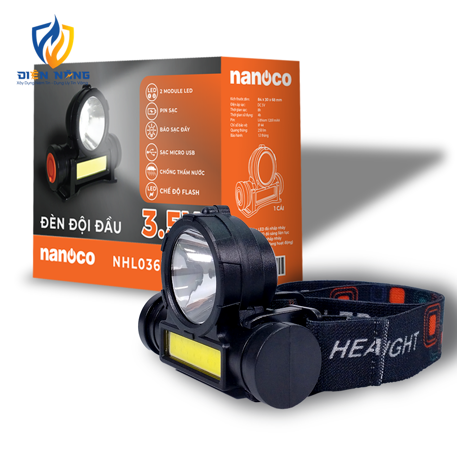 Đèn LED đội đầu Nanoco - anh 4