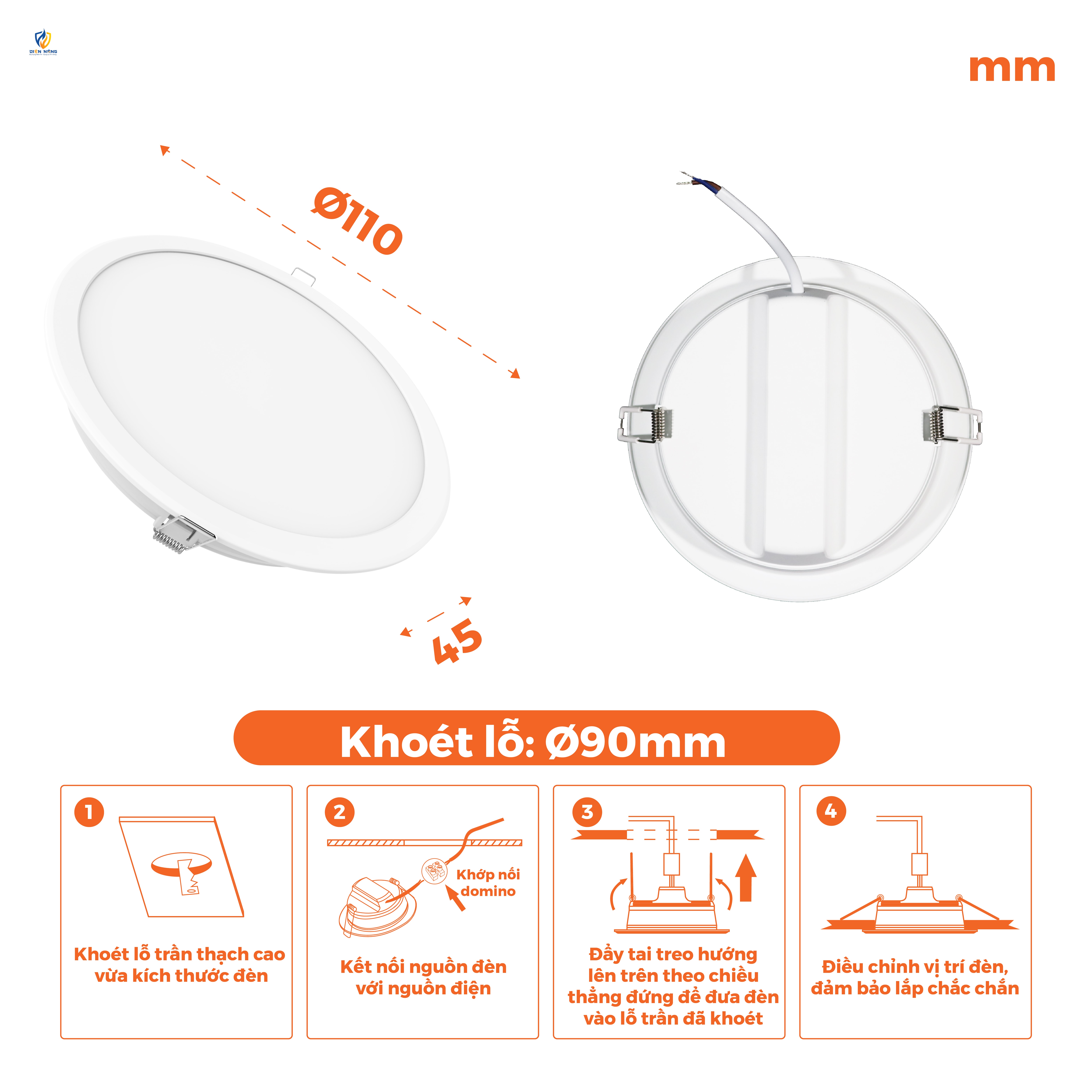 Đèn downlight ECO series Nanoco - anh 3