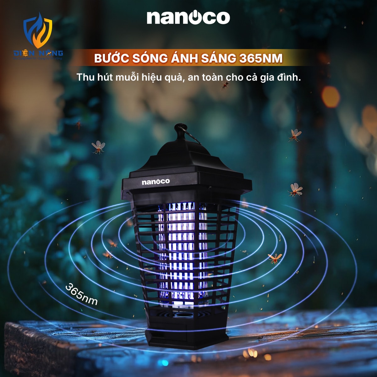 Đèn bắt muỗi Nanoco - anh 3