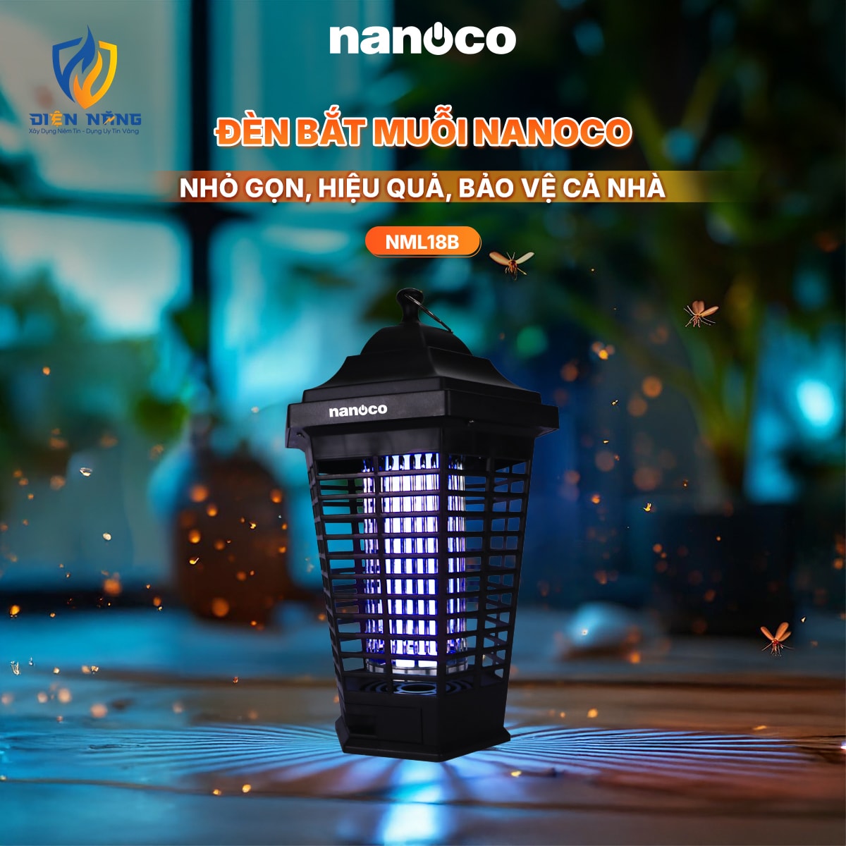 Đèn bắt muỗi Nanoco - anh 2