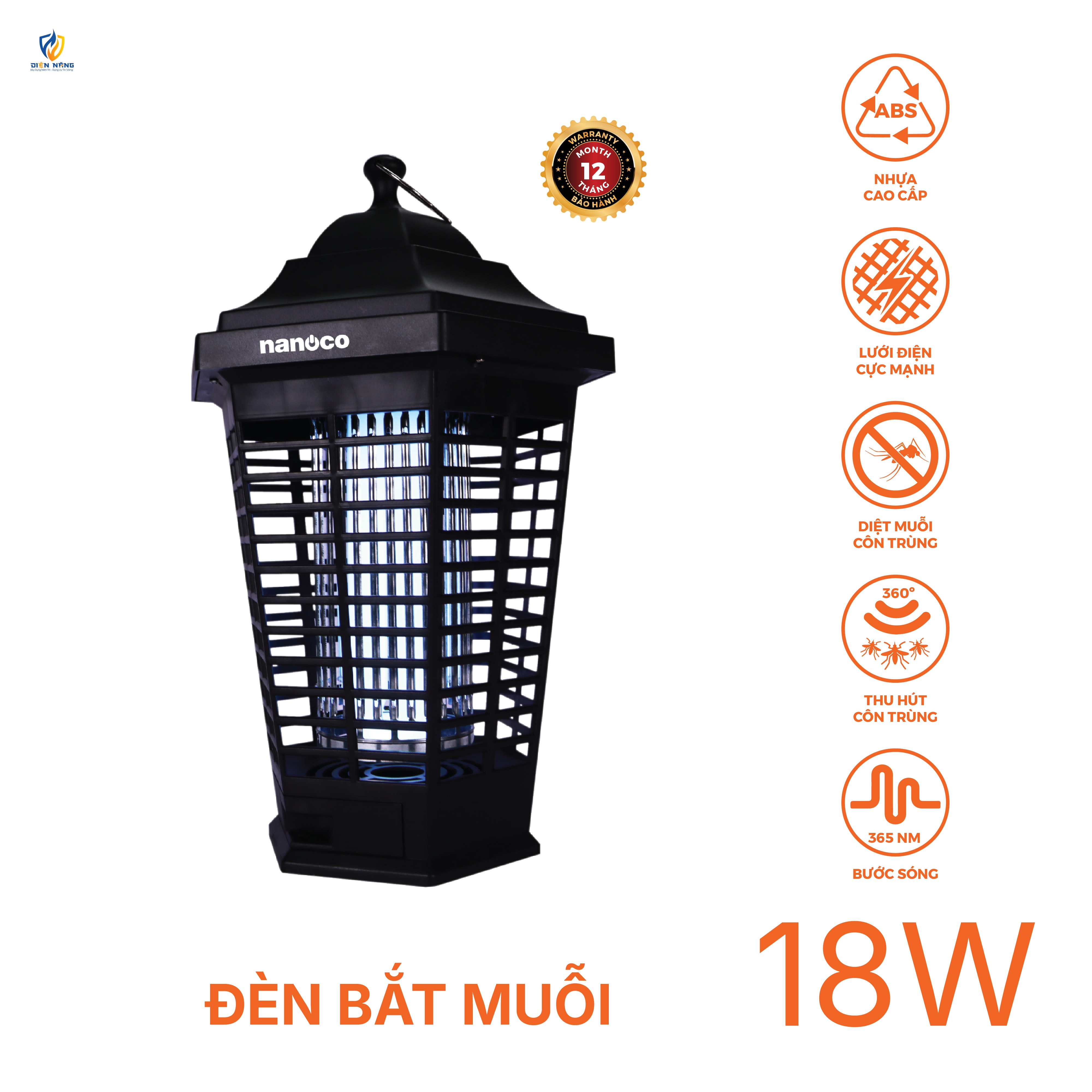 Đèn bắt muỗi Nanoco - anh 6