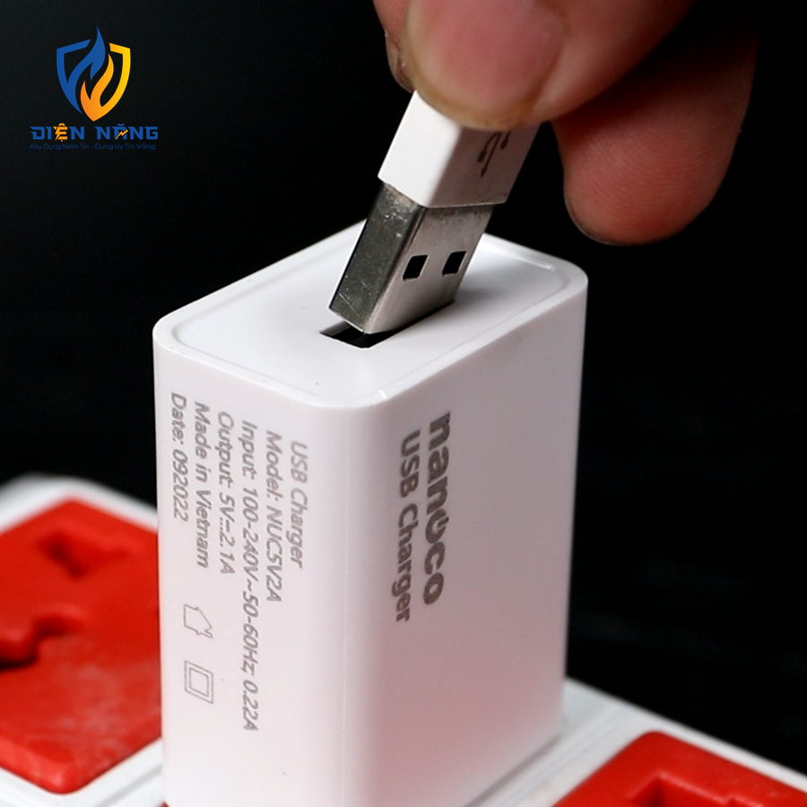 Cốc sạc USB Nanoco - anh 4