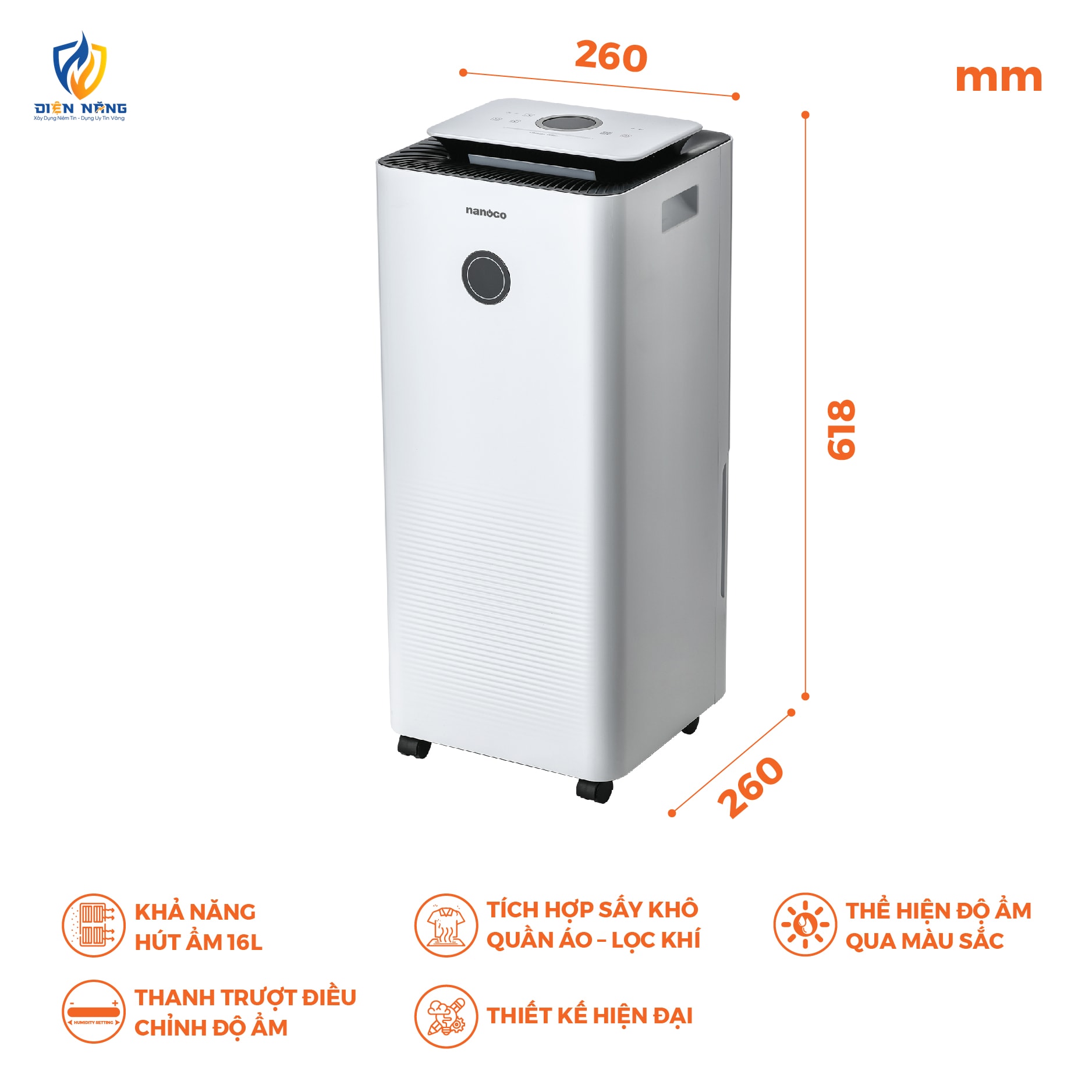 Máy hút ẩm 16L - anh 3