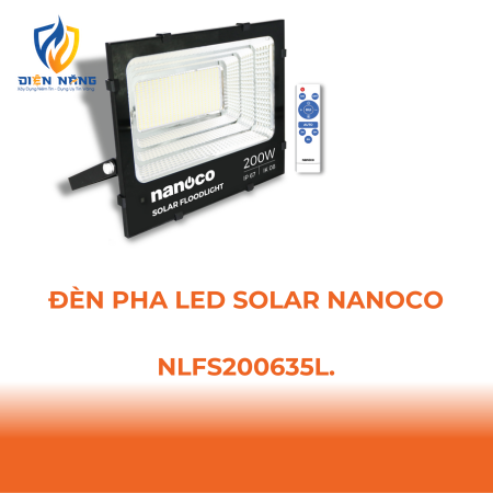 Đèn Pha LED Solar Nanoco - anh 2