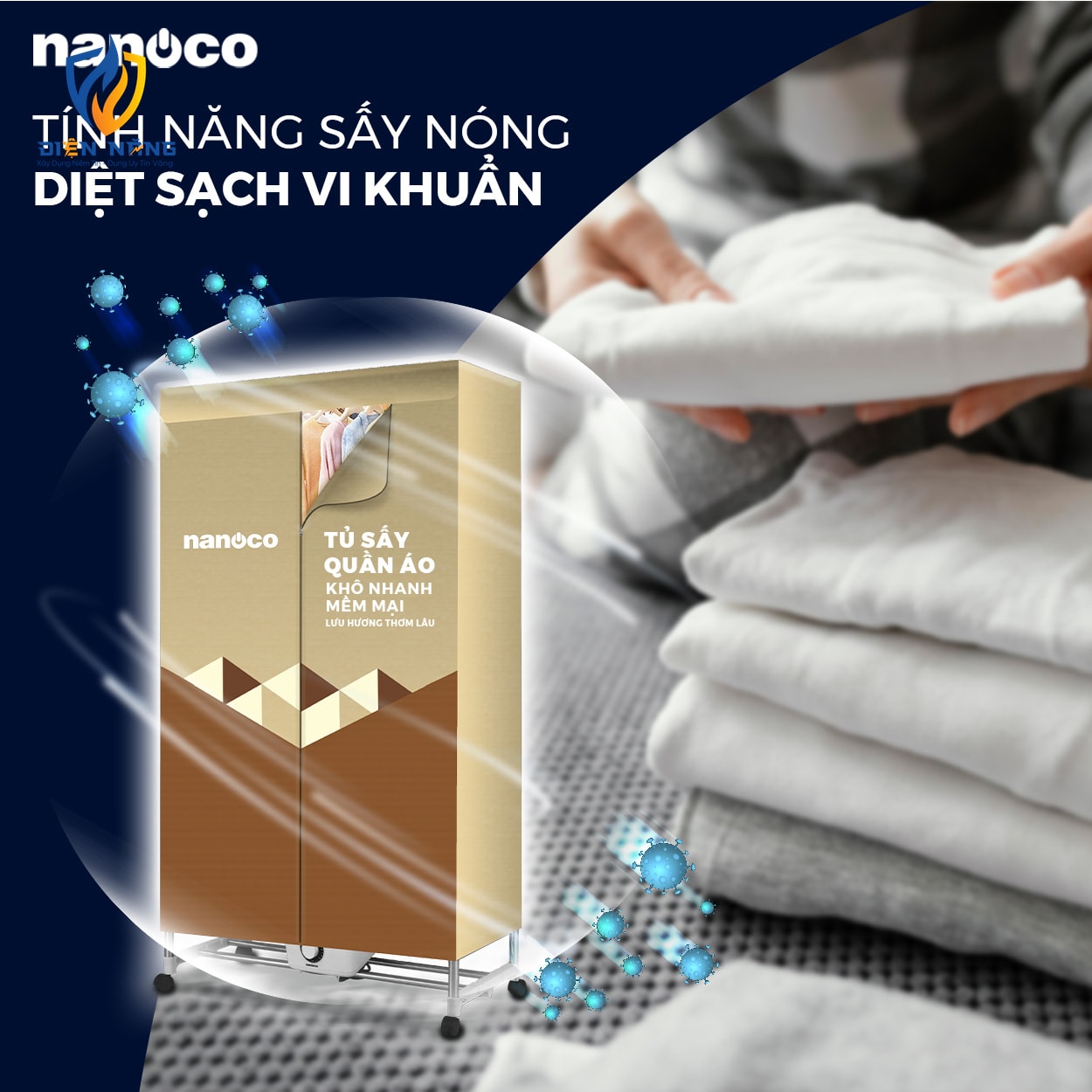 Tủ sấy quần áo 2000W - anh 2