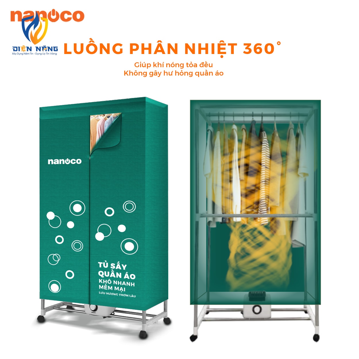 Tủ sấy quần áo 1500W - anh 5