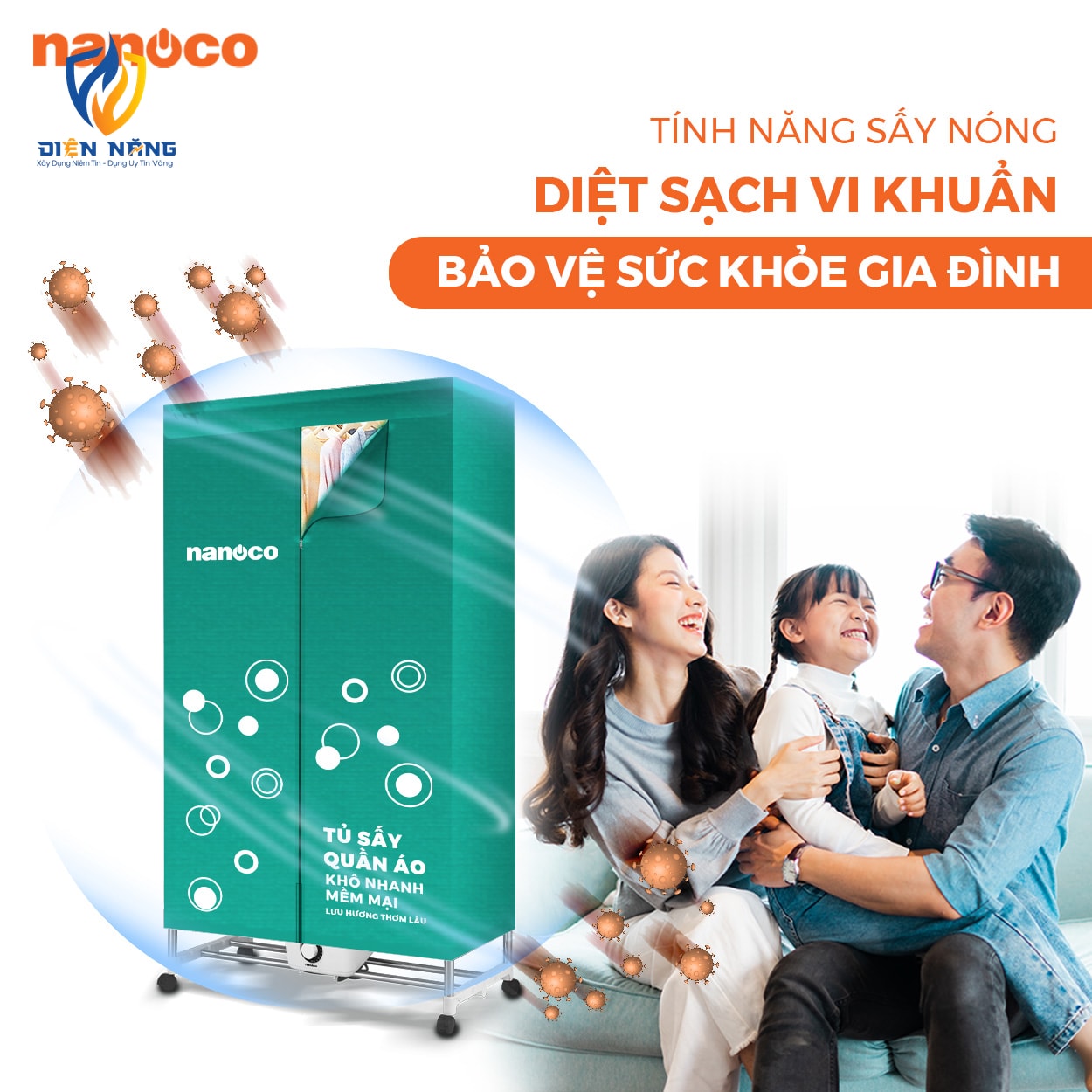 Tủ sấy quần áo 1500W - anh 4