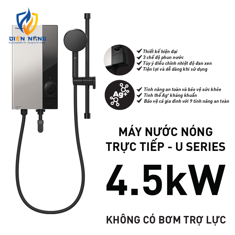 Máy nước nóng Panasonic DH-4US/4UP - anh 2