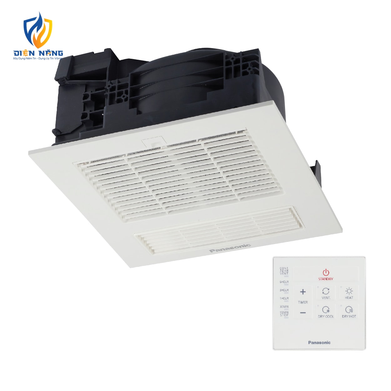 Quạt hút sưởi, có remote, lỗ khoét 260x280mm, FV-30BY1