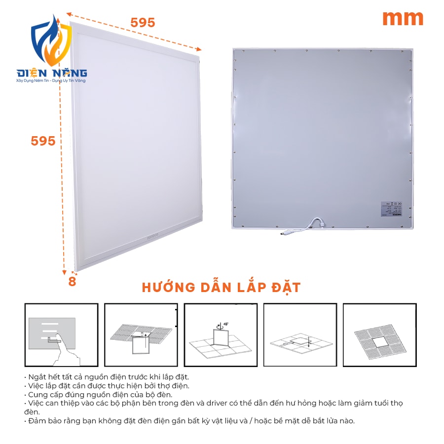 Đèn LED Panel Office Nanoco - anh 4