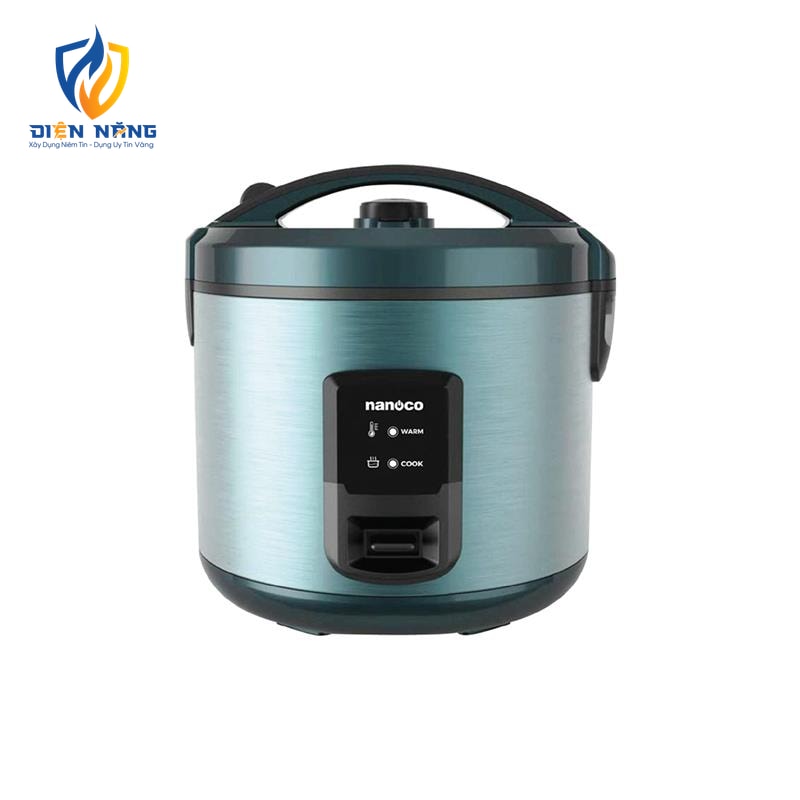Nồi cơm điện nắp gài, 2.2L, màu xanh lá
