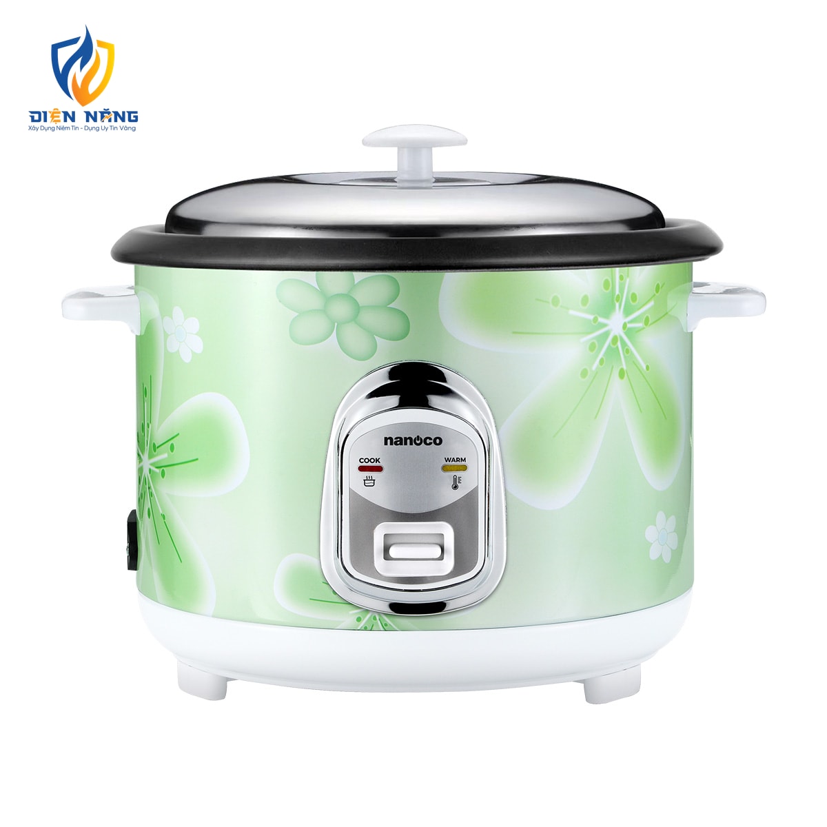 Nồi cơm điện nắp rời, 2.2L, màu xanh lá
