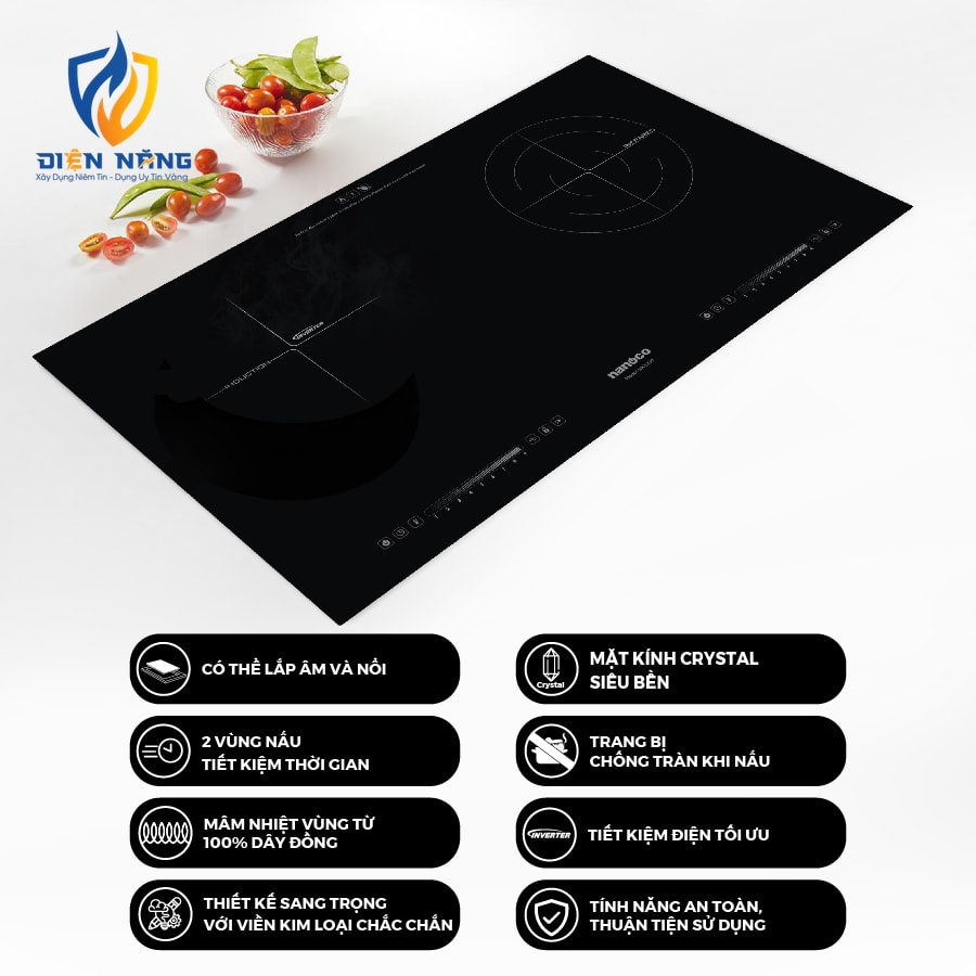 Bếp điện kết hợp từ-hồng ngoại, NICL290 - anh 3